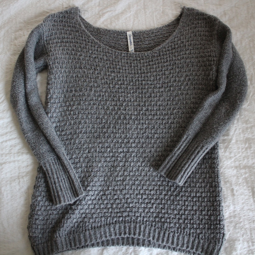 Grey Knit Sweater